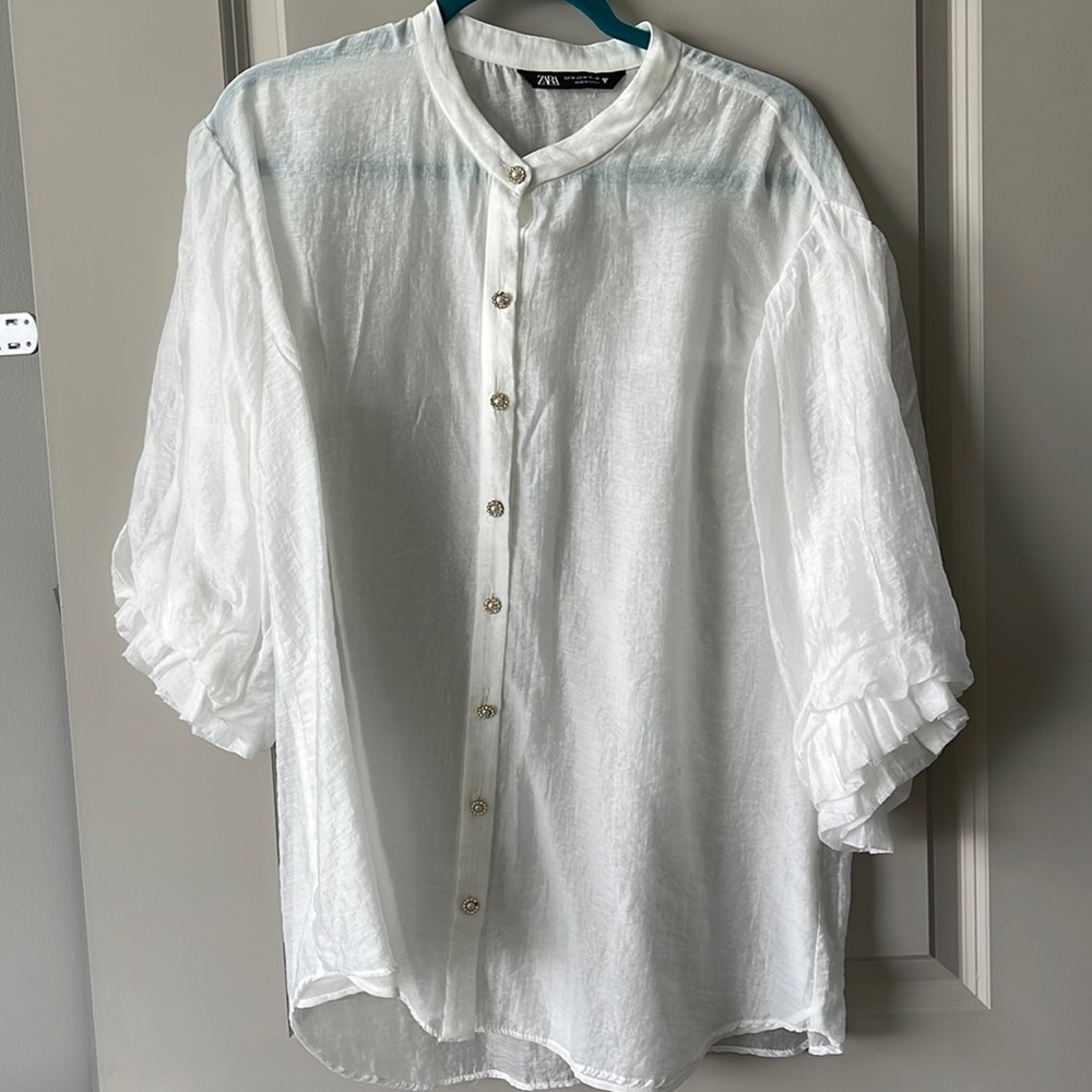 Zara poplin shirt